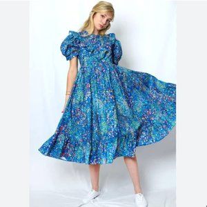 Batsheva May dress in Blue Monet